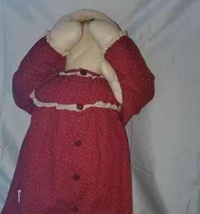 Vintage girl Christmas Decoration 24" Tall coverin